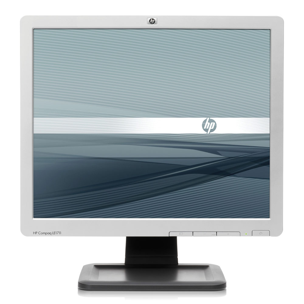 HP TFT LE1711 17 Flat Panel Monitor (250 cd/m2,1000:1,5 ms,160°/160°,15 pin D-sub(Analog VGA), EPEAT Silver)(new, replace GS917AA)